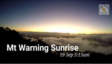 mt warning sunrise wsbd